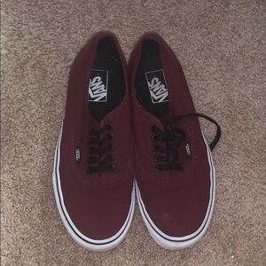 W 9.5 Burgundy VANS
